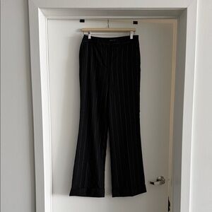 Karl Lagerfeld Black Trousers with White Stitching